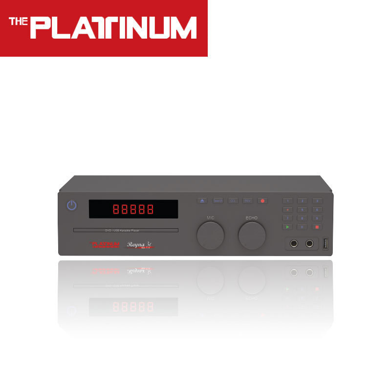 the platinum 家庭點唱DVD影碟機一體midi karaoke專輯播放器【宜家良品百貨】