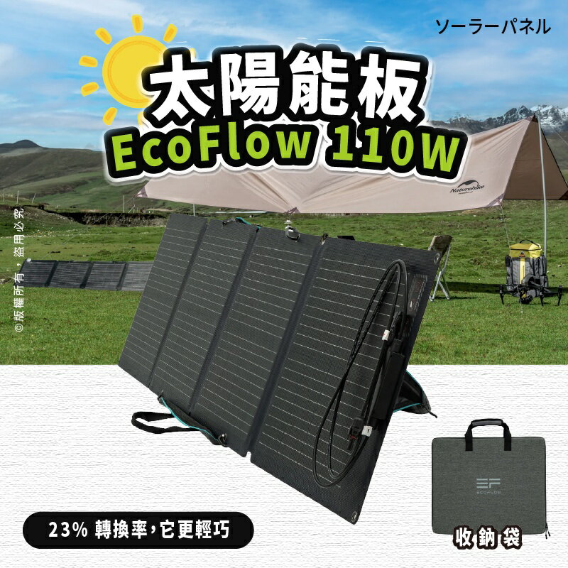 EcoFlow 110W 太陽能板【APP下單最高22%點數回饋】