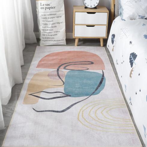 地毯 臥室床邊地毯北歐定制房間簡約ins加厚可愛少女可睡可坐家用地墊--極有家創意生活館