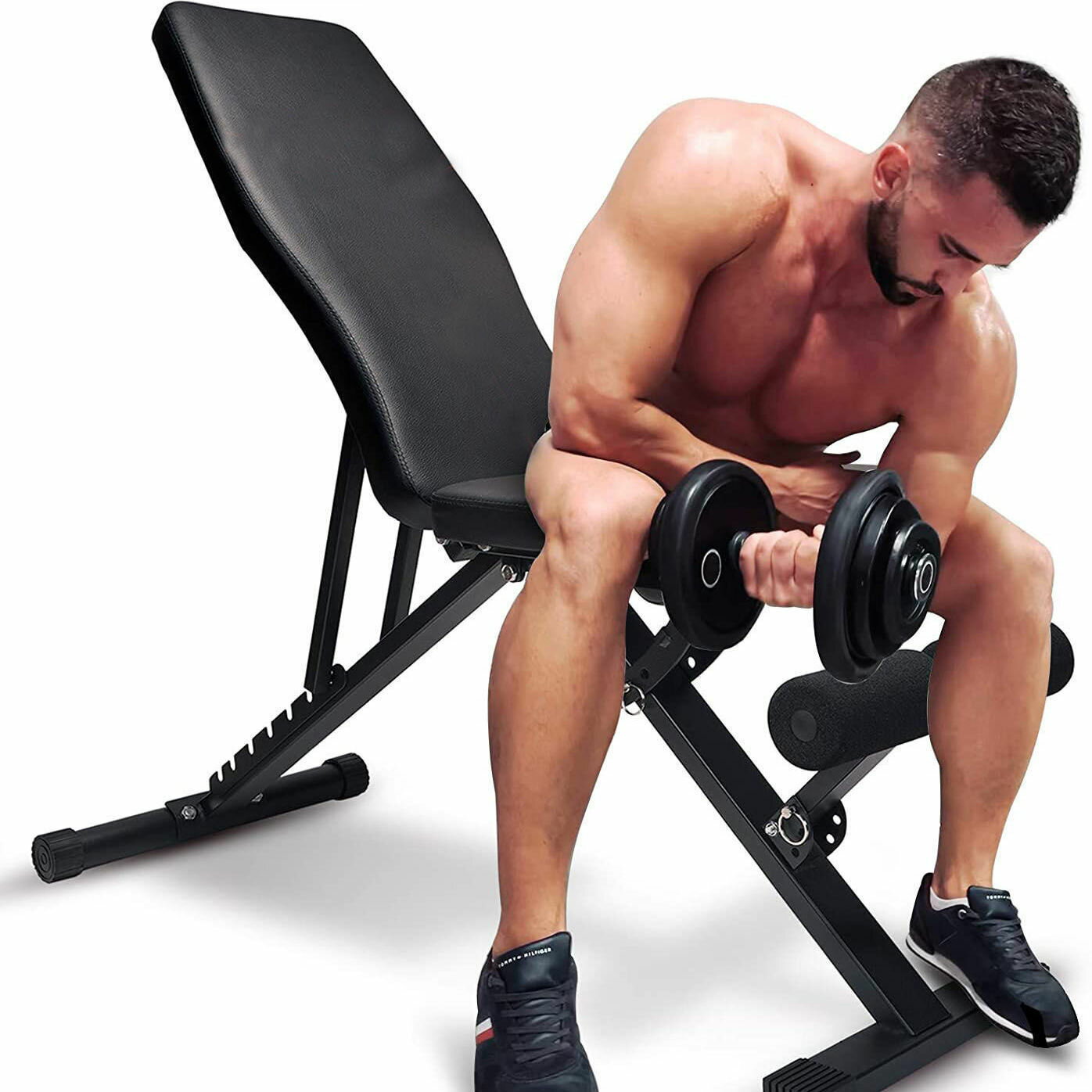 多功能健身啞鈴凳折疊椅健身器材大肚子瘦肚健身家用健身椅子凳子