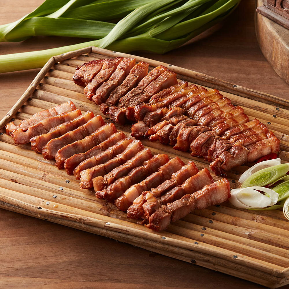 甘蔗煙燻五花豬(260g±10%/包) 海鮮 生鮮 年菜 美食 熟食 豬肉 五花豬 小吃 下酒菜 快速料理 退冰即食 快速出貨
