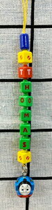 【震撼精品百貨】湯瑪士小火車 Thomas & Friends 湯瑪士手機吊飾/鑰匙圈-方塊#74732 震撼日式精品百貨