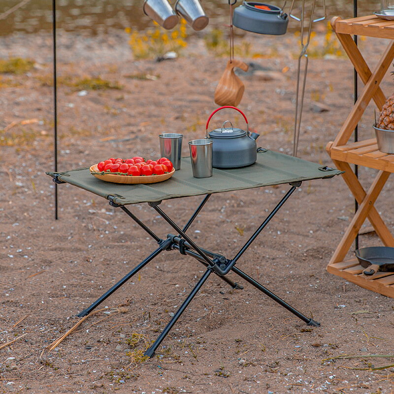 戶外鋁合金折疊桌超輕釣魚桌野餐露營燒烤桌野炊沙灘桌便攜式跨境