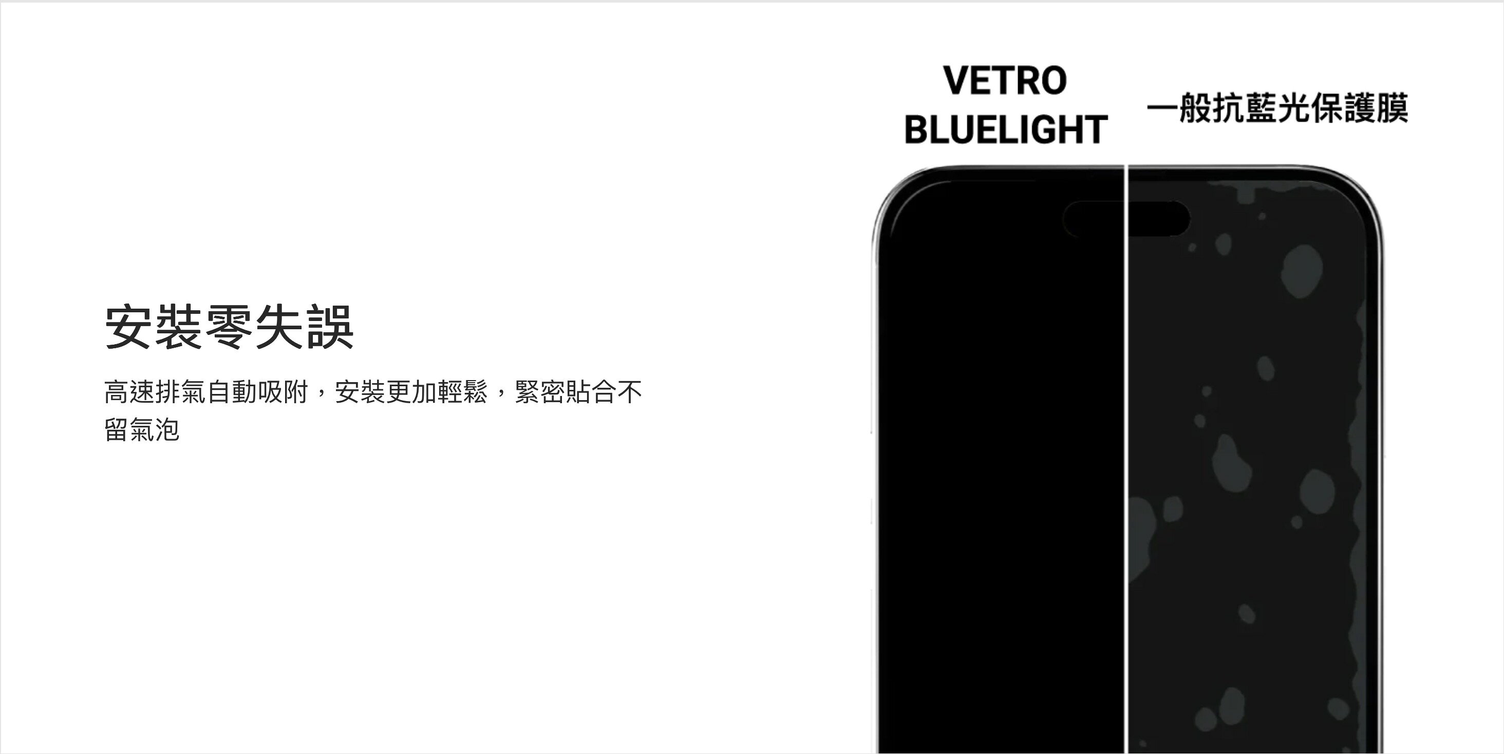 魚骨牌 VETRO BLUELIGHT 抗藍光 9h 玻璃貼 保護貼 iphone 14 13 plus pro max 7