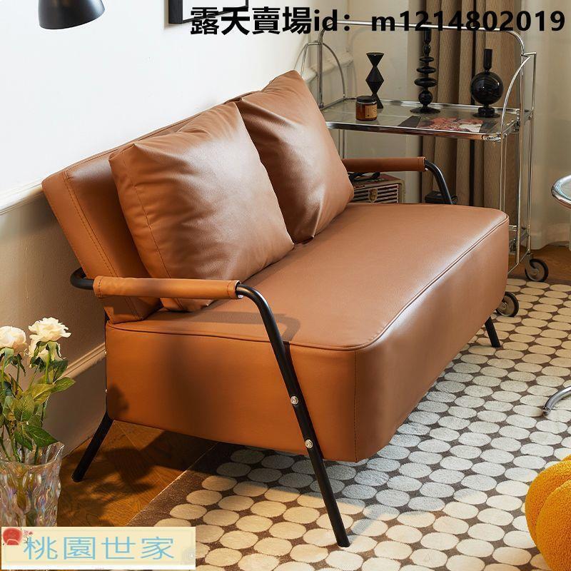 沙發 沙發床 小戶型沙發 網紅沙發 復古單人沙發客廳新款簡約現代出租房網紅款雙人小戶型布藝沙發椅