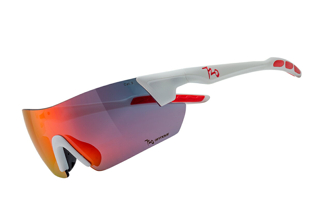 【【蘋果戶外】】特惠價 720armour B369-9 kamikaze 消光白 灰紅多層鍍膜 PC防爆 飛磁換片 自行車眼鏡 風鏡 防風眼鏡 運動太陽眼鏡