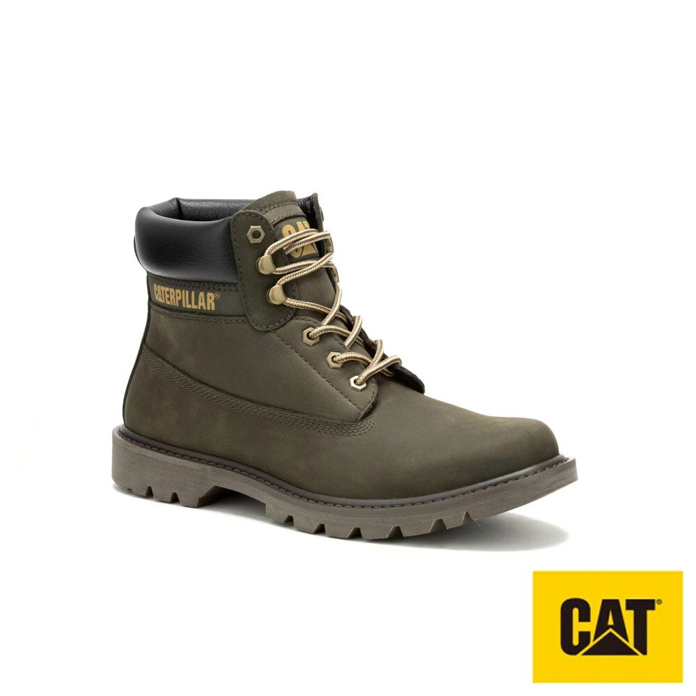 CAT COLORADO 2.0 經典復刻工裝靴 女鞋－軍綠