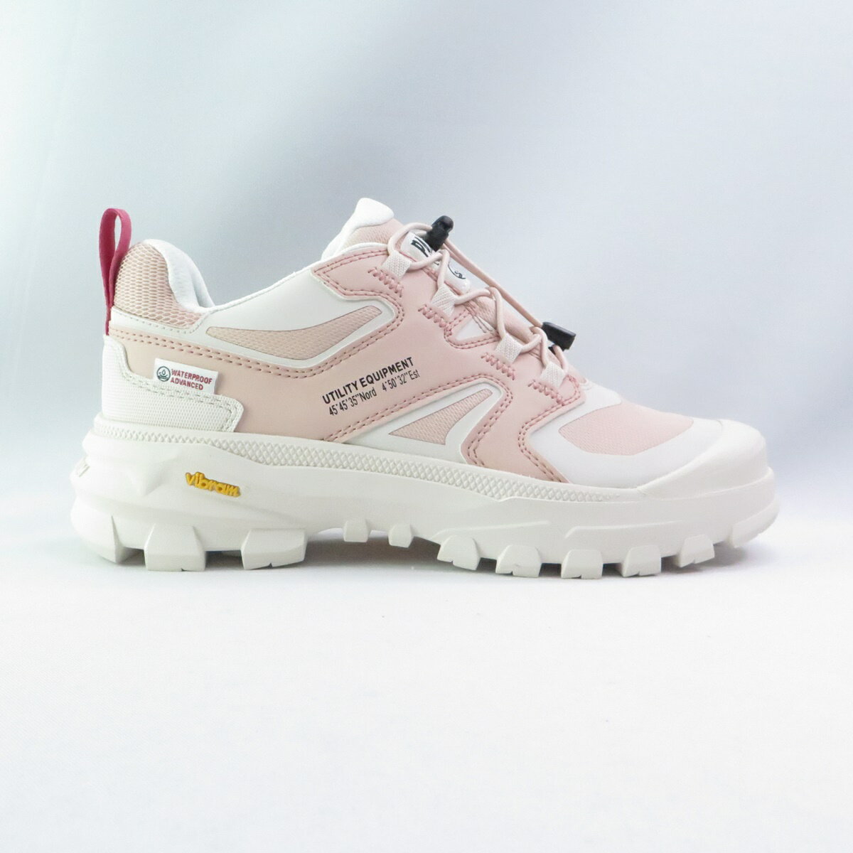 Palladium 74344605 PALLARIDER LO WPA 女休閒鞋 戶外 登山 防潑水 天然粉紅