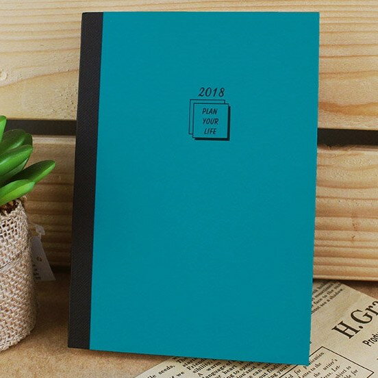 【珠友】2018年A6日誌2日1頁補充內頁A藍(共2版)