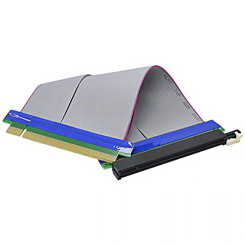 PCIE延長線PCI-E轉接軟排線X1轉16X顯示卡4X轉8X增高卡PCI公對母2.0【北歐家居生活】