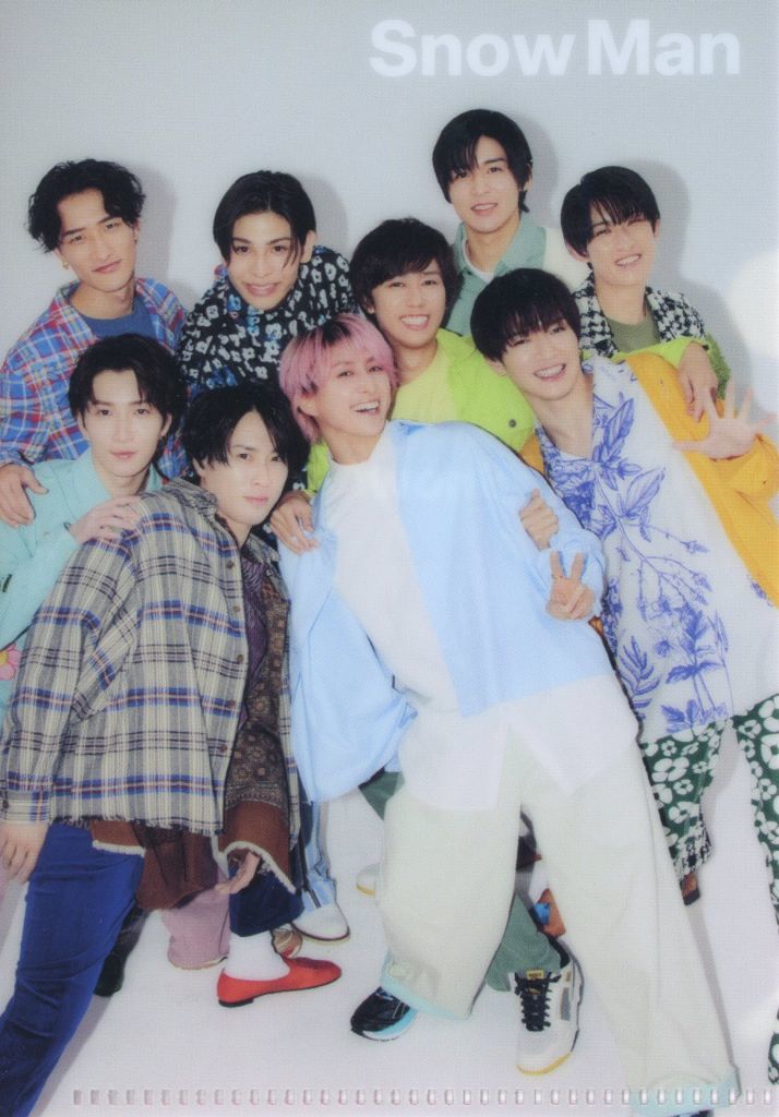 Snow Man(A/縱)A6迷你檔案夾縱向系列2023Johnnys Shop