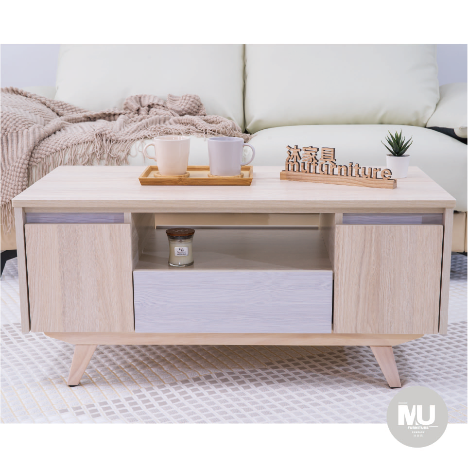 【沐傢俱Mufurniture】Home 白楓木大茶几/客廳/收納