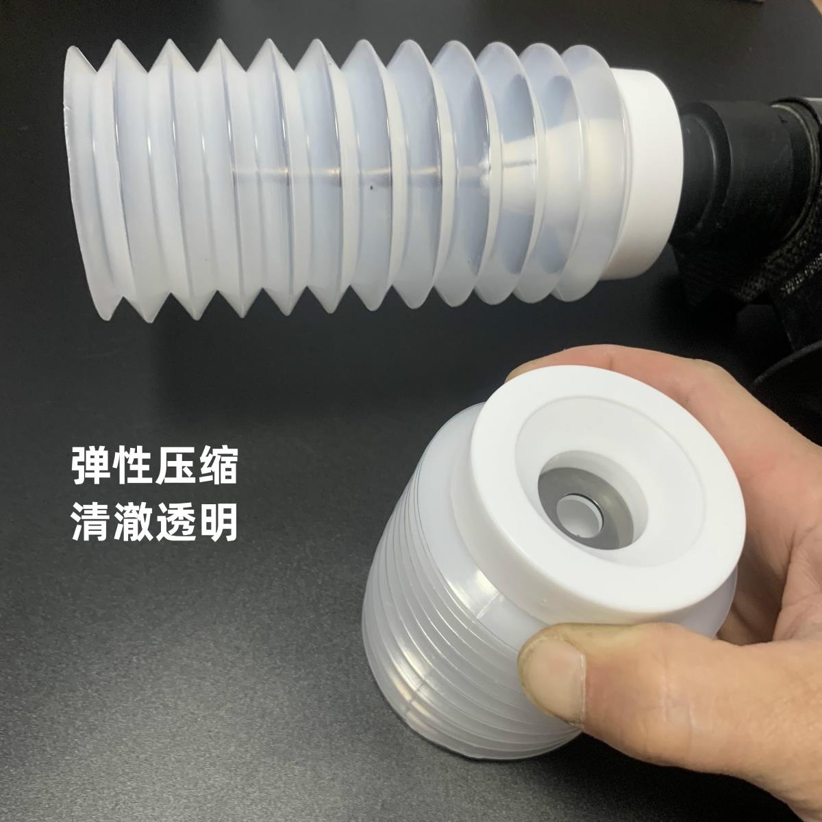 吸塵擋灰器 雙重防灰彈性壓縮透明版 電錘電鉆沖擊鉆接灰碗防塵罩