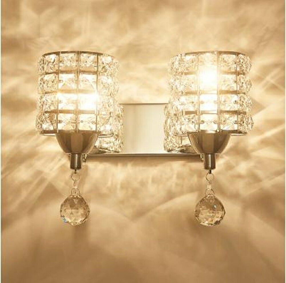 壁燈床頭燈現代簡約臥室創意美式客廳歐式背景墻壁燈LX 全館免運