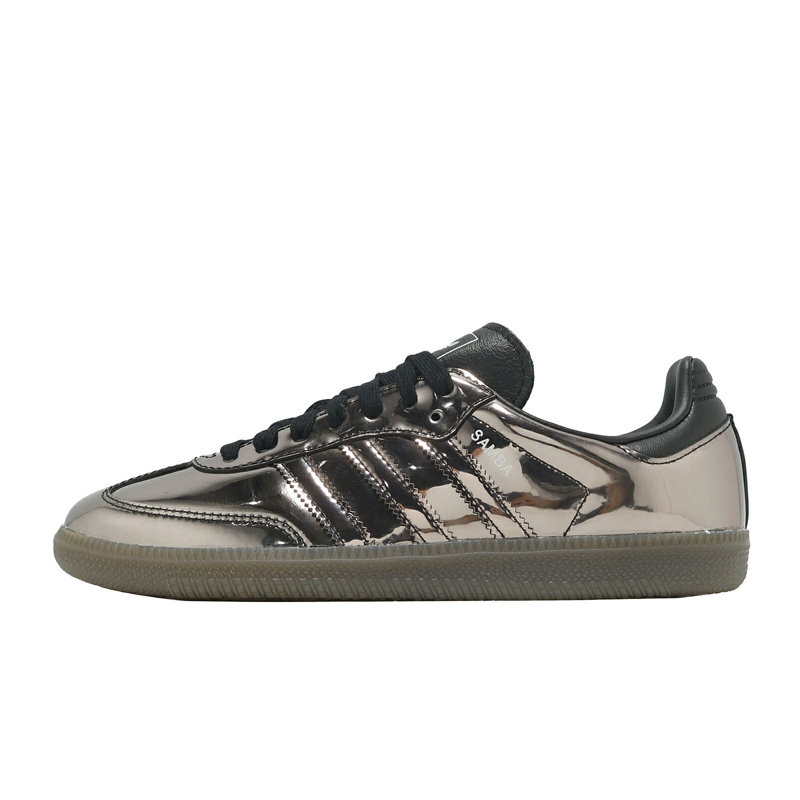 adidas 愛迪達 休閒鞋 Samba OG W 女鞋 黑 亮皮 膠底 德訓鞋 KJ7486
