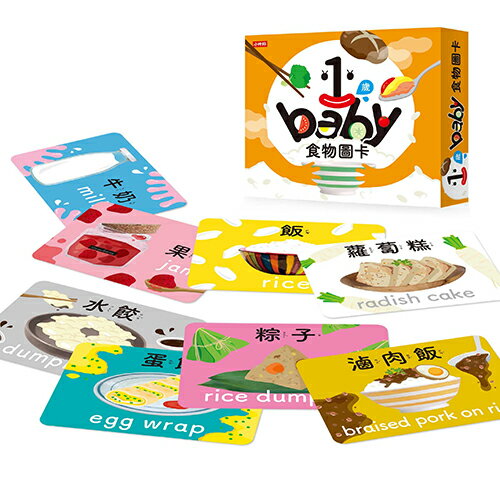 1歲Baby食物圖卡
