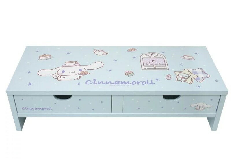 【震撼精品百貨】大耳狗 Cinnamoroll~日本三麗鷗Sanrio 大耳狗桌上螢幕置物櫃 收納架*87543
