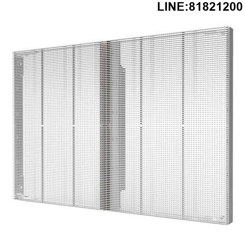 廣告機 顯示屏 電子屏 全彩屏 商場屏幕 免運速發 開立發票 led Transparent Display 全彩led顯示屏高亮led透明屏格柵櫥窗屏
