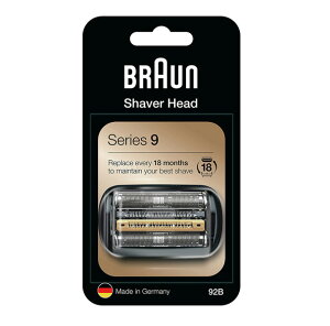 [2美國直購] 刀網 替換刀頭 Braun Shaver Replacement Part 92B Black - Compatible with Series 9 Shavers