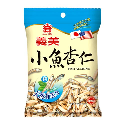 義美小魚杏仁104g【愛買】