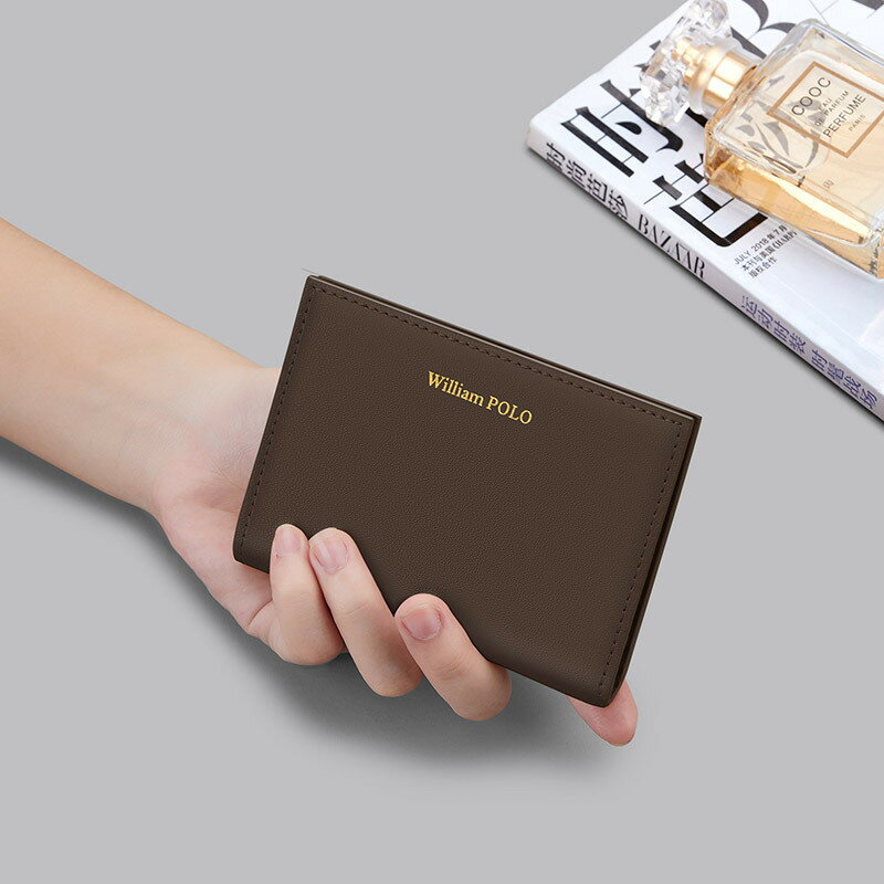 【喜挖】英皇保羅卡包真皮女士錢包小巧卡包卡套精緻新款薄款女士卡包