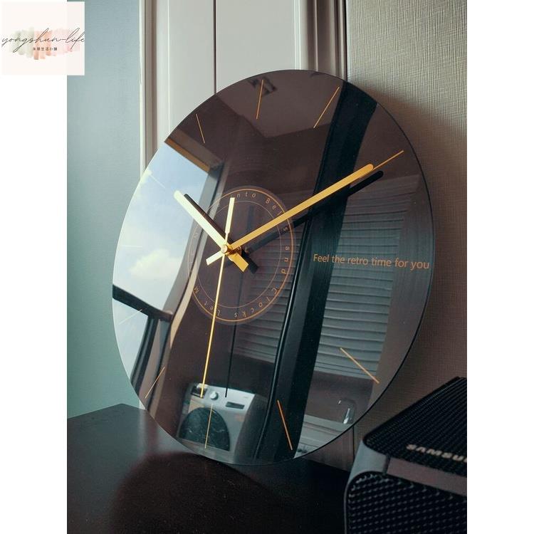 靜音掛鐘客廳石英鐘錶家用時鐘創意時尚現代簡約大氣藝術輕奢北歐