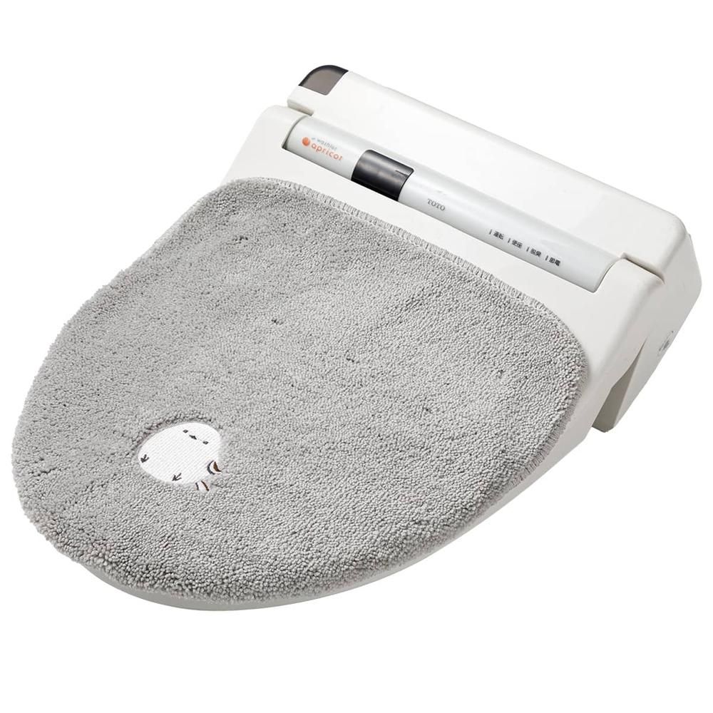 【DECO HOME商品】馬桶蓋套 長尾山雀 GY(DH) NITORI宜得利家居