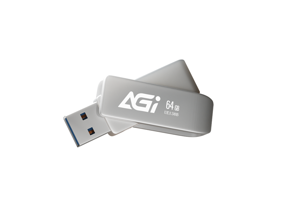 【出清】公司貨 AGI 亞奇雷 UE138B 64GB USB 3.2 金屬隨身碟