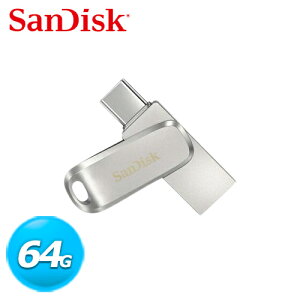【最高22%回饋 5000點】SanDisk Ultra Luxe USB Type-C雙用隨身碟 64GB
