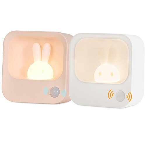 日本代購 HITEMASA 兔子 感應 夜燈 HSD-N79 檯燈 LED燈 自動照明 護理燈 USB充電 臥室 樓梯