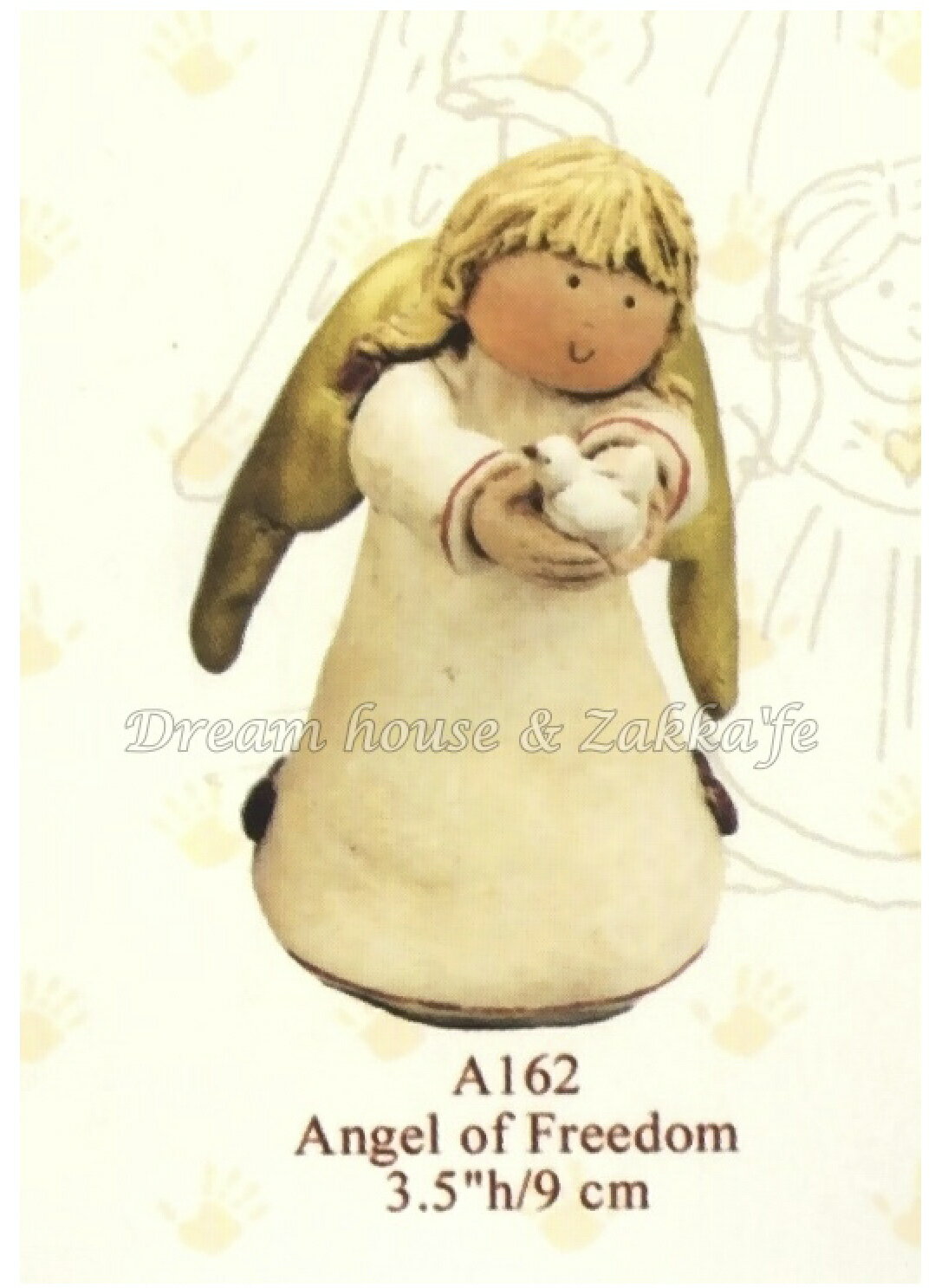 2002 Gnomy's荷蘭娃娃 A162 天使捧鴿子 ★ Zakka'fe ★