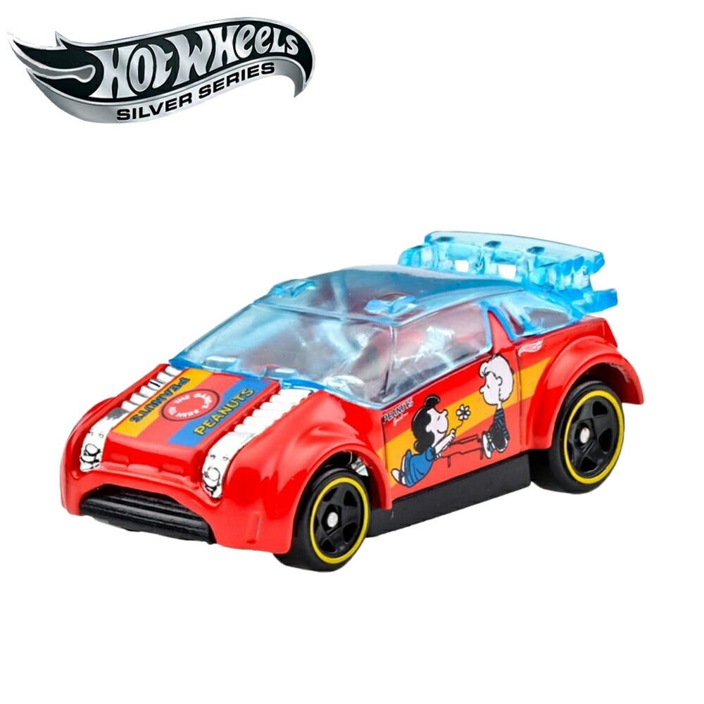 【正版授權】風火輪 SILVER SERIES 史努比 x SUPER GNAT 玩具車 Snoopy PEANUTS Hot Wheels - 267668