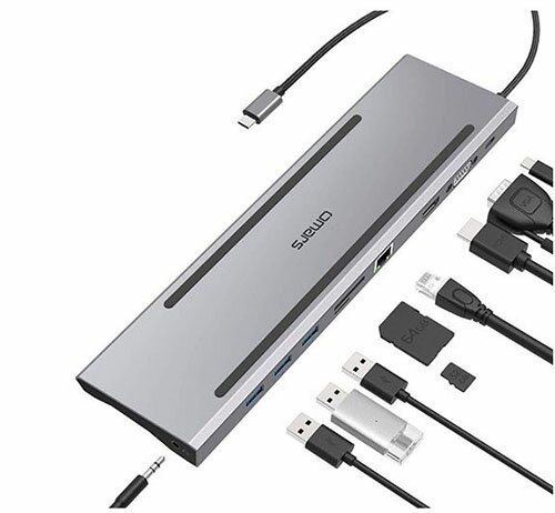 【現貨】 Omars 10 in 1 USB Type C 集線器4K HDMI 1000Mbps