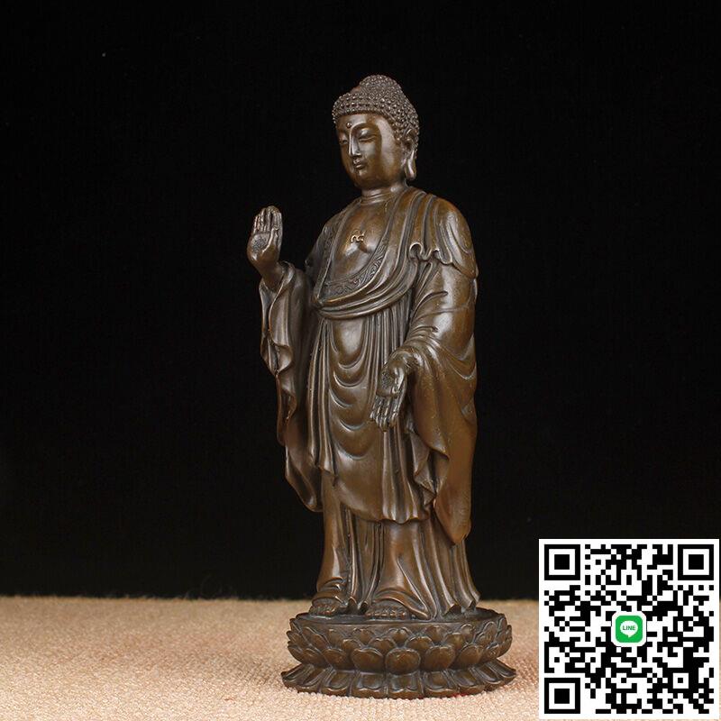 普瀾家居純銅釋迦牟尼佛祖擺件靈山大佛大日如來佛像釋迦摩尼家居