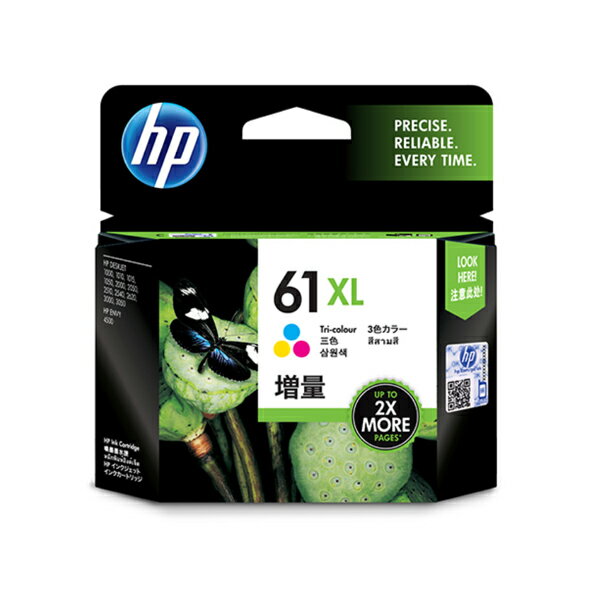 HP 高容量彩色原廠墨水匣 / 盒 CH564WA 61XL