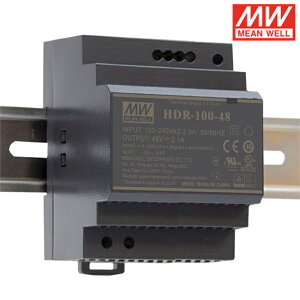 MW明緯 交流/直流 HDR系列 HDR-100 軌道式電源供應器 100W 軌道變壓器 工程用工業用 鋁軌用