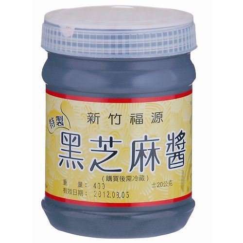 新竹福源黑芝麻醬360g【愛買】