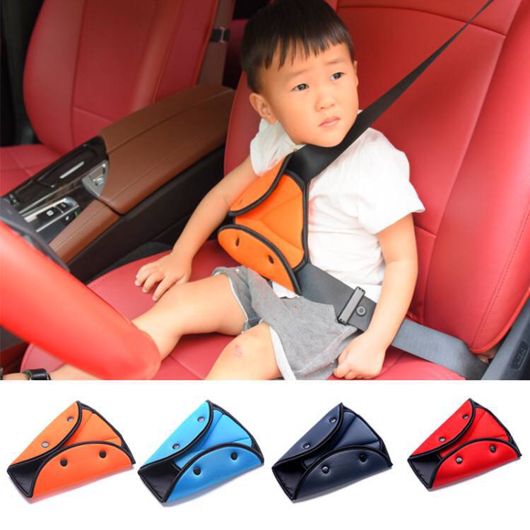 廠家直銷汽車兒童安全帶三角固定器 兒童安全帶調節器 防勒脖