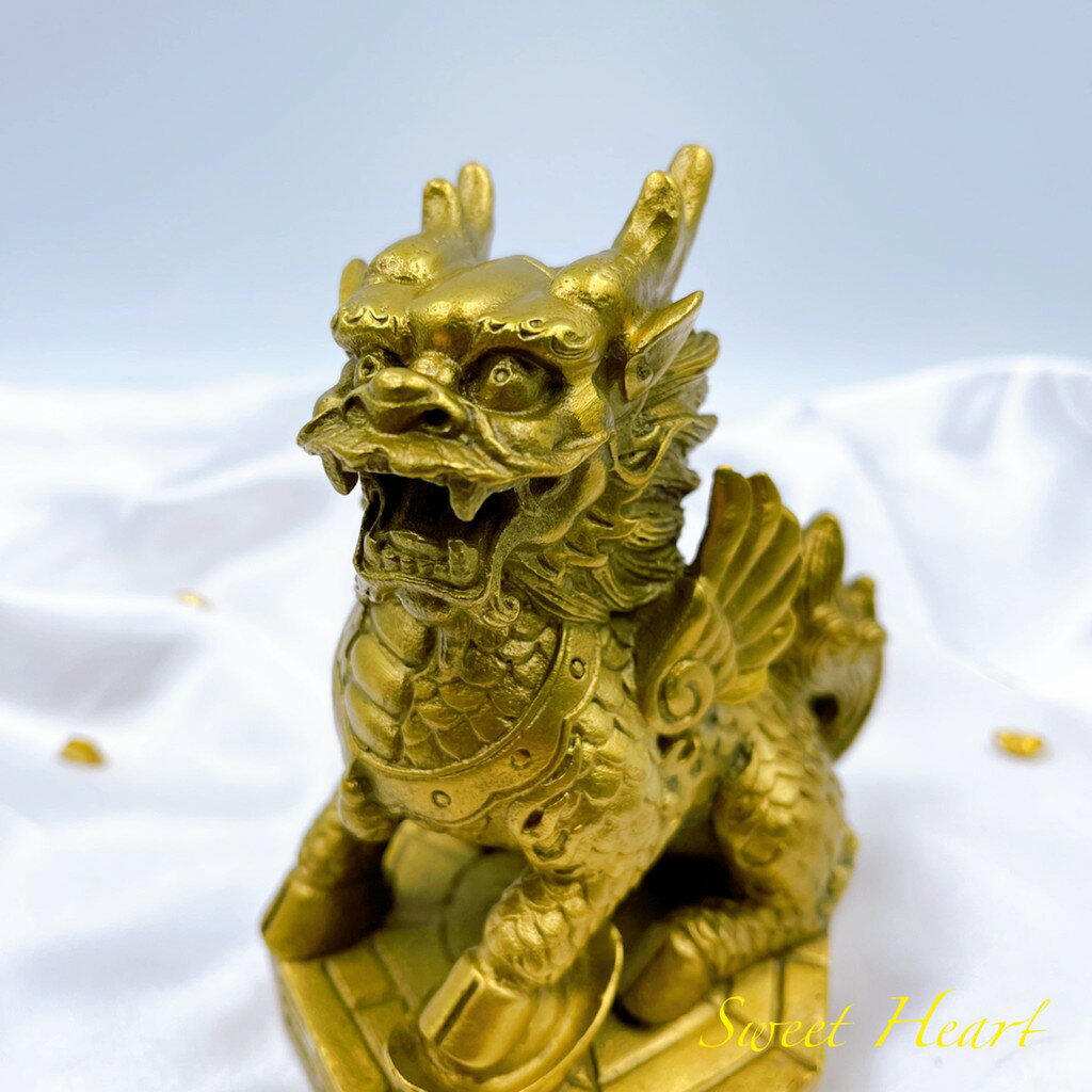 Sweet Heart 田芯開運精選 💯銅麒麟 麒麟踩八卦 麒麟 鎮宅  僻邪化煞 風水擺件 旺事業 含開光 5