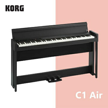 【非凡樂器】KORG【C1-Air】88鍵掀蓋式電鋼琴/黑色/日本製造/兩種平台鋼琴音色/公司貨保固