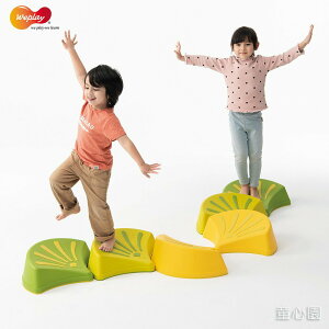 【Weplay】童心園 花瓣岩 練習身體重心轉移的平衡度與動作發展