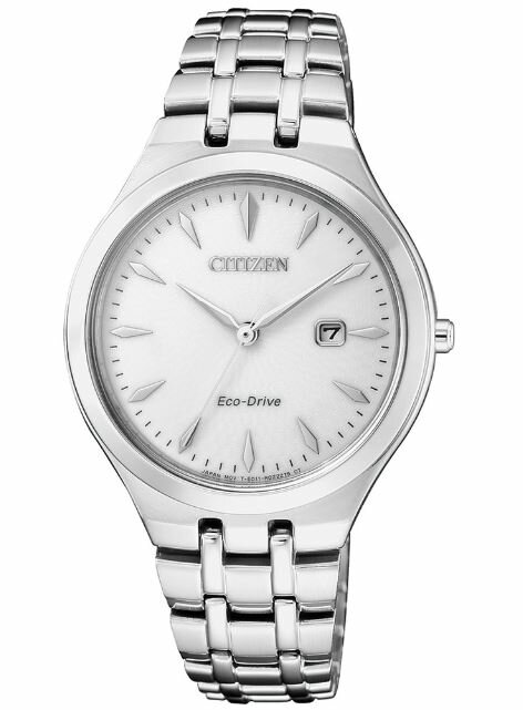 CITIZEN 星辰錶 EW2490-80B 淬鍊風采光動能時尚腕錶/銀 32mm