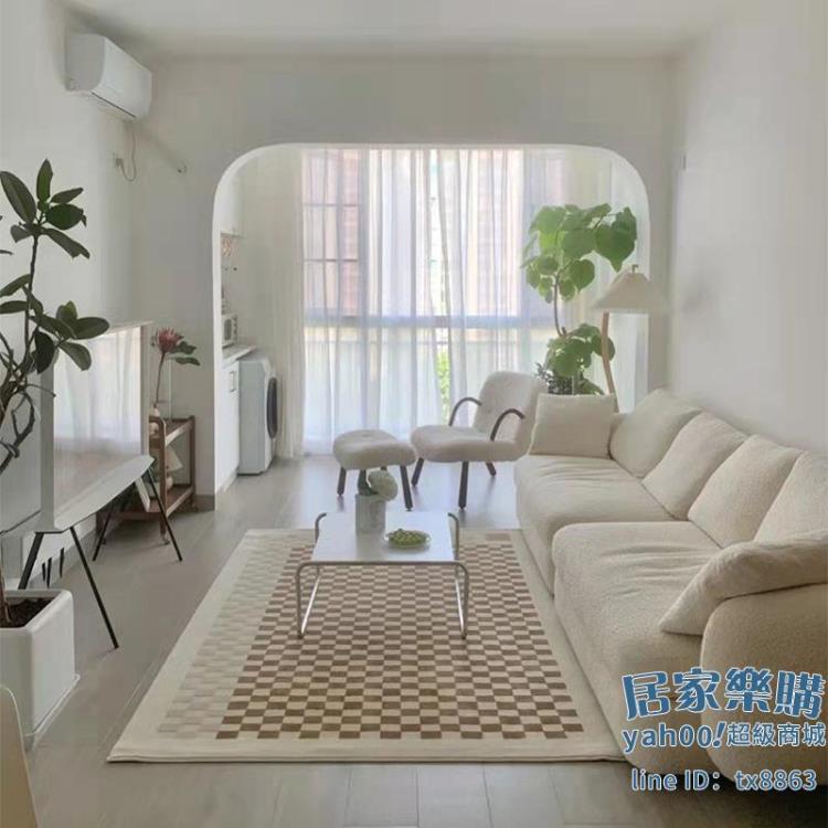 客廳地毯 客廳地毯沙發茶幾墊家用大面積簡約臥室床邊毯加厚房間地墊可定制