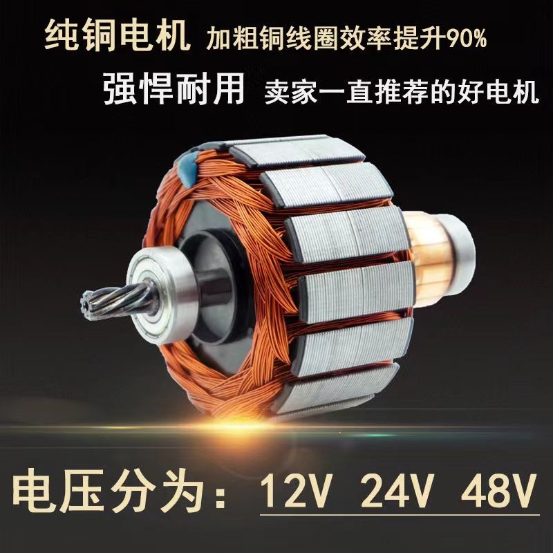 {公司貨 最低價}直流卷管纏管電機打藥驅動電機改裝機12V48V600W大功率馬達180轉 1