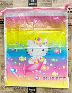【震撼精品百貨】Hello Kitty 凱蒂貓 HELLO KITTY日本SANRIO三麗鷗KITTY縮口袋/購物袋-美人魚*43790 震撼日式精品百貨
