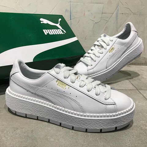 puma suede platform trace