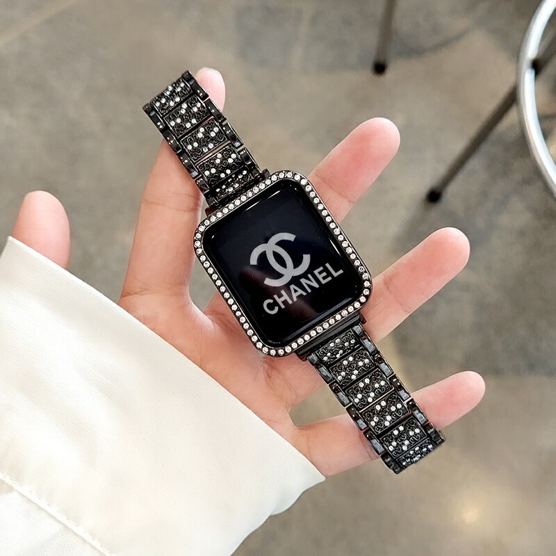 小米手錶超值版 錶帶 鑲鑽金屬錶帶 滿鑽金屬殼 適用於 Redmi 手錶 2 Lite 手錶帶 替換腕帶 女生錶帶