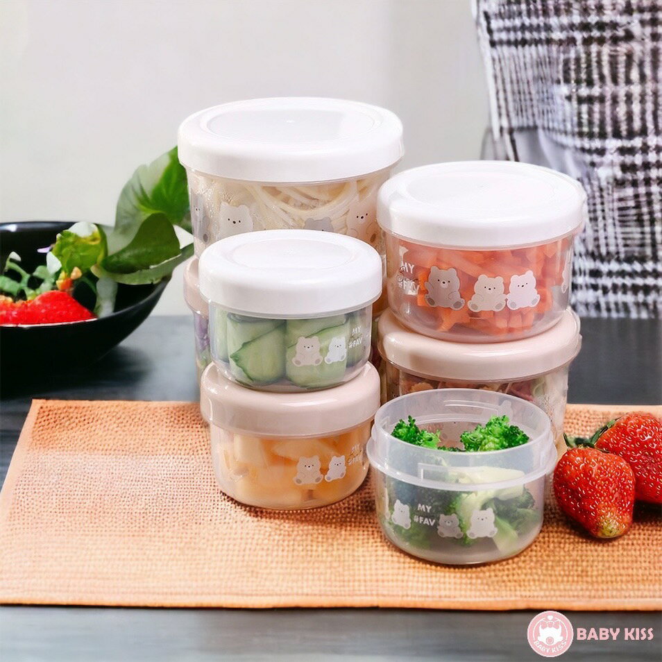 日本製 NAKAYA 密封式保鮮盒/副食品分裝盒 1