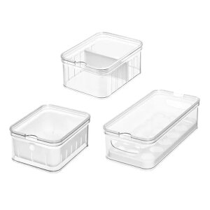 iDesign 萬用冰箱收納盒 3件組