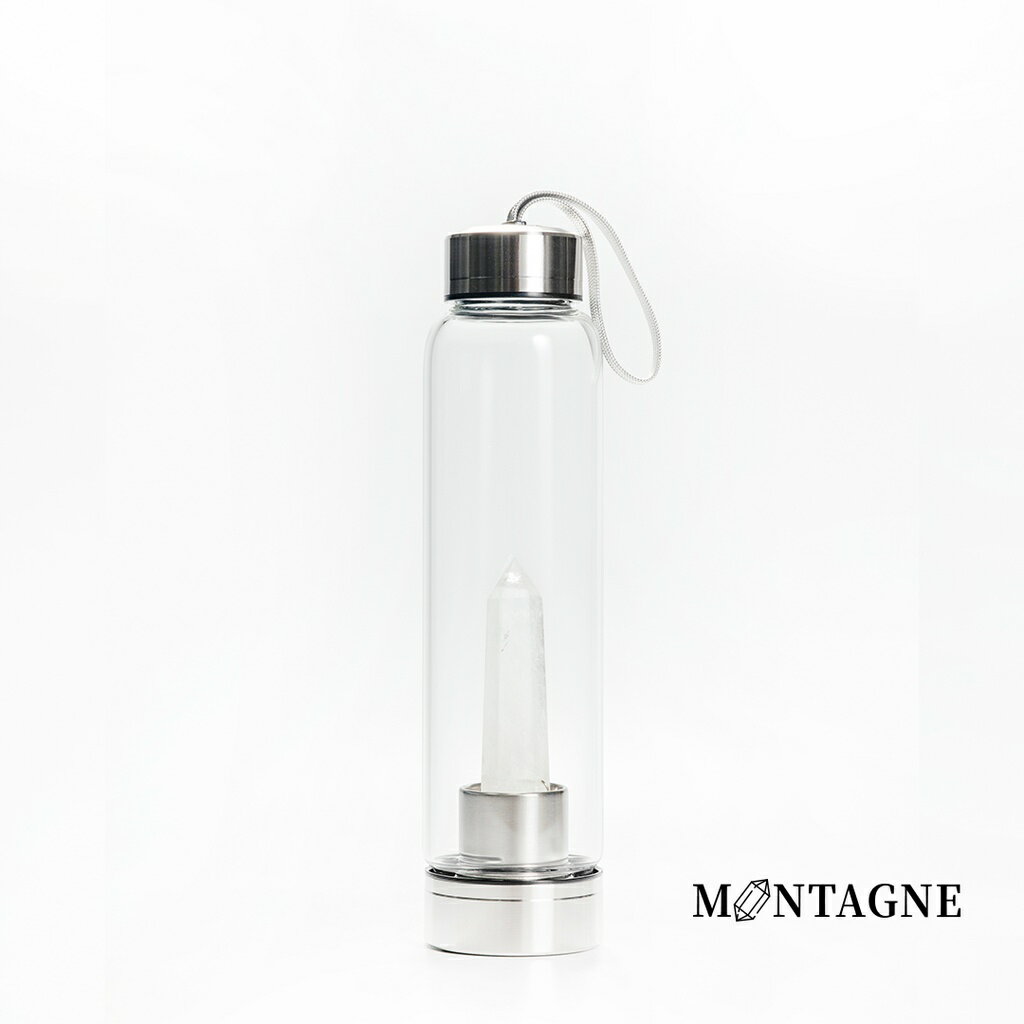 【Montagne】水晶能量瓶｜白水晶｜全效、記憶